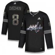 Wholesale Cheap Adidas Capitals #8 Alex Ovechkin Black_1 Authentic Classic Stitched NHL Jersey