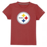 Wholesale Cheap Pittsburgh Steelers Sideline Legend Authentic Logo Youth T-Shirt Red
