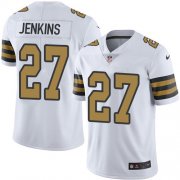 Wholesale Cheap Nike Saints #27 Malcolm Jenkins White Youth Stitched NFL Limited Rush Jersey