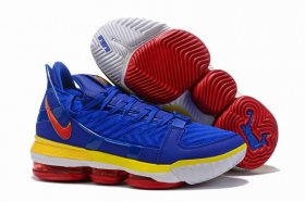 Wholesale Cheap Nike Lebron James 16 Air Cushion Shoes Superman Blue