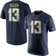 Wholesale Cheap Los Angeles Chargers #13 Keenan Allen Nike Player Pride Name & Number T-Shirt Navy