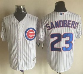 Wholesale Cheap Cubs #23 Ryne Sandberg White New Cool Base Stitched MLB Jersey