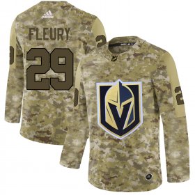 Wholesale Cheap Adidas Golden Knights #29 Marc-Andre Fleury Camo Authentic Stitched NHL Jersey