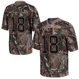 Wholesale Cheap Nike Bengals #18 A.J. Green Camo Men\'s Stitched NFL Realtree Elite Jersey