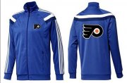 Wholesale Cheap NHL Philadelphia Flyers Zip Jackets Blue-3