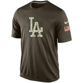 Wholesale Cheap Men\'s Los Angeles Dodgers Salute To Service Nike Dri-FIT T-Shirt