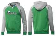 Wholesale Cheap Miami Dolphins English Version Pullover Hoodie Green & Grey