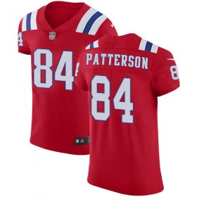 Wholesale Cheap Nike Patriots #84 Cordarrelle Patterson Red Alternate Men\'s Stitched NFL Vapor Untouchable Elite Jersey