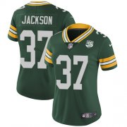 Wholesale Cheap Nike Packers #37 Josh Jackson Green Team Color Women's 100th Season Stitched NFL Vapor Untouchable Limited Jersey