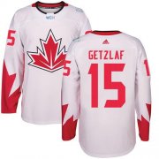 Wholesale Cheap Team CA. #15 Ryan Getzlaf White 2016 World Cup Stitched NHL Jersey