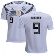 Wholesale Cheap Germany #9 Wagner White Home Kid Soccer Country Jersey