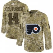Wholesale Cheap Adidas Flyers #14 Sean Couturier Camo Authentic Stitched NHL Jersey
