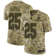 Wholesale Cheap Nike Saints #25 Eli Apple Camo Men's Stitched NFL Limited 2018 Salute To Service Jersey