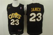 Wholesale Cheap Nike Cleveland Cavaliers #23 LeBron James Black Men's Stitched NBA Jersey