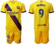 Wholesale Cheap Barcelona #9 Suarez Away Soccer Club Jersey