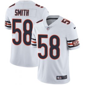 Wholesale Cheap Nike Bears #58 Roquan Smith White Men\'s Stitched NFL Vapor Untouchable Limited Jersey