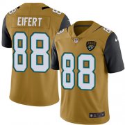 Wholesale Cheap Nike Jaguars #88 Tyler Eifert Gold Men's Stitched NFL Limited Rush Jersey