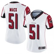 Wholesale Cheap Nike Falcons #51 Alex Mack White Women's Stitched NFL Vapor Untouchable Limited Jersey