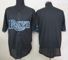 Wholesale Cheap Rays Blank Black Fashion Stitched MLB Jersey