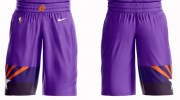 Wholesale Cheap Men's Phoenix Suns Nike Purple Short