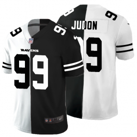Cheap Baltimore Ravens #99 Matthew Judon Men\'s Black V White Peace Split Nike Vapor Untouchable Limited NFL Jersey