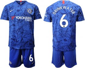 Wholesale Cheap Chelsea #6 Drink Water Home Soccer Club Jersey