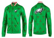 Wholesale Cheap NFL Philadelphia Eagles Team Logo Jacket Green_2
