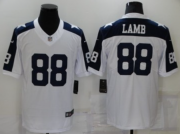 Wholesale Cheap Men's Dallas Cowboys #88 CeeDee Lamb White Thanksgiving 2020 NEW Vapor Untouchable Stitched NFL Nike Limited Jersey