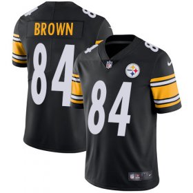 Wholesale Cheap Nike Steelers #84 Antonio Brown Black Team Color Men\'s Stitched NFL Vapor Untouchable Limited Jersey
