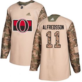 Wholesale Cheap Adidas Senators #11 Daniel Alfredsson Camo Authentic 2017 Veterans Day Stitched Youth NHL Jersey