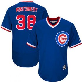 Wholesale Cheap Cubs #38 Mike Montgomery Blue Flexbase Authentic Collection Cooperstown Stitched MLB Jersey