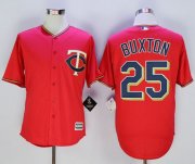 Wholesale Cheap Twins #25 Byron Buxton Red New Cool Base Stitched MLB Jersey