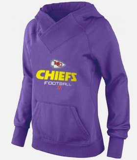 Wholesale Cheap Women\'s Kansas City Chiefs Big & Tall Critical Victory Pullover Hoodie Purple