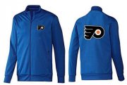 Wholesale Cheap NHL Philadelphia Flyers Zip Jackets Blue-2