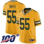 Wholesale Cheap Nike Packers #55 Za'Darius Smith Yellow Men's Stitched NFL Limited Rush 100th Season Jersey