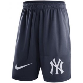 Wholesale Cheap Men\'s New York Yankees Nike Navy Dry Fly Shorts
