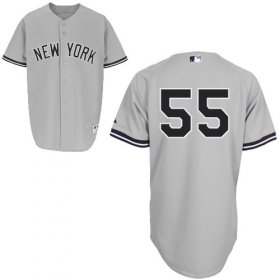 Wholesale Cheap Yankees #55 Russell Martin Grey Stitched MLB Jersey