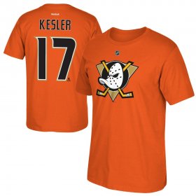 Wholesale Cheap Anaheim Ducks #17 Ryan Kesler Reebok Alternate Name & Number T-Shirt Orange