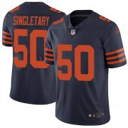Wholesale Cheap Nike Bears #50 Mike Singletary Navy Blue Alternate Men's Stitched NFL Vapor Untouchable Limited Jersey