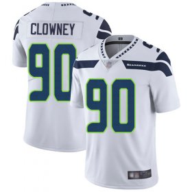 Wholesale Cheap Nike Seahawks #90 Jadeveon Clowney White Men\'s Stitched NFL Vapor Untouchable Limited Jersey