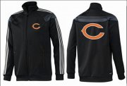 Wholesale Cheap NFL Chicago Bears Team Logo Jacket Black_2