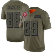 Wholesale Cheap Nike Falcons #88 Tony Gonzalez Camo Men's Stitched NFL Limited 2019 Salute To Service Jersey
