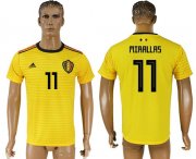 Wholesale Cheap Belgium #11 Mirallas Away Soccer Country Jersey
