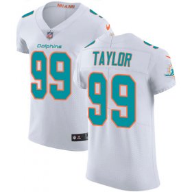 Wholesale Cheap Nike Dolphins #99 Jason Taylor White Men\'s Stitched NFL Vapor Untouchable Elite Jersey