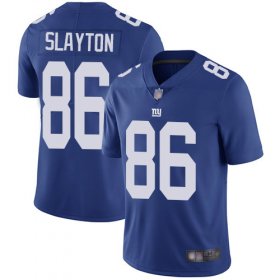 Wholesale Cheap Nike Giants #86 Darius Slayton Royal Blue Team Color Men\'s Stitched NFL Vapor Untouchable Limited Jersey