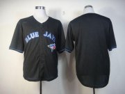 Wholesale Cheap Blue Jays Blank Black Fashion Stitched MLB Jersey