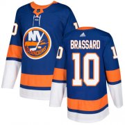 Wholesale Cheap Adidas Islanders #10 Derek Brassard Royal Blue Home Authentic Stitched NHL Jersey