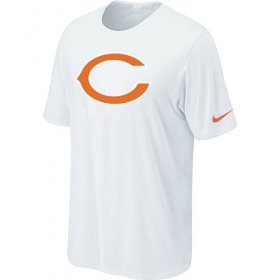 Wholesale Cheap Nike Chicago Bears Sideline Legend Authentic Logo Dri-FIT NFL T-Shirt White