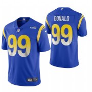 Wholesale Cheap Los Angeles Rams #99 Aaron Donald Men's Nike Royal 2020 Vapor Untouchable Limited NFL Jersey