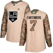 Wholesale Cheap Adidas Kings #7 Oscar Fantenberg Camo Authentic 2017 Veterans Day Stitched NHL Jersey